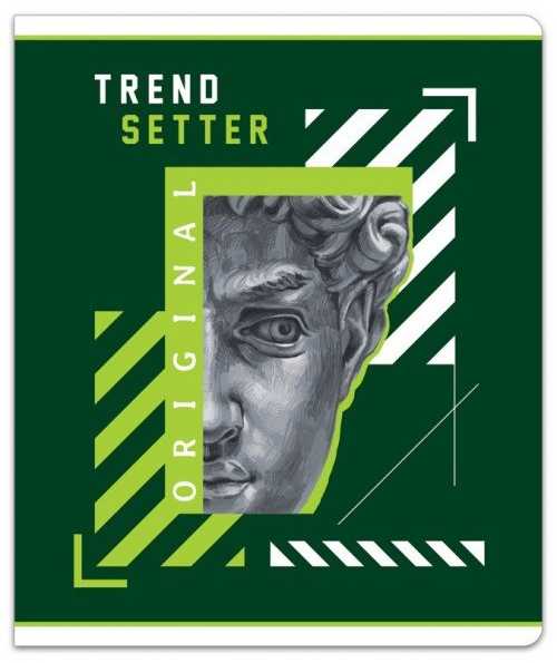 Lastva Sąsiuvinis(platus) A5 60lap 80g linija TREND SETTER