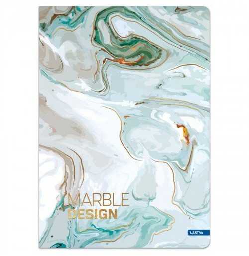 Lastva Sąsiuvinis(platus) A5 60 lap 80g linija MARBLE