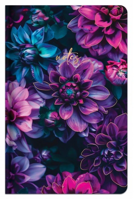 Lastva Užrašų knygutė A6 96lap 70g langeliais BLOOM