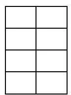 Lipnios etiketės LabelMedia, A4, baltos, 105x74 mm, baltos, (8) (100)
