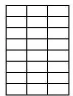 Lipnios etiketės LabelMedia, A4, baltos, 70x37,1 mm, (24) (100) 0707-758