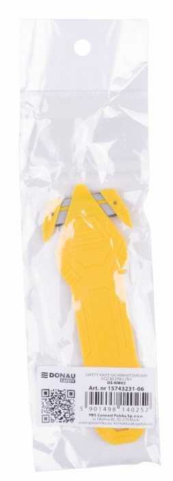 Maketavimo peiliukas DONAU SAFETY DS-NWO2 geltonas