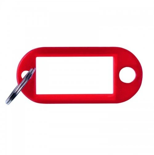 Office Products Raktų pakabukai 10vnt raudoni