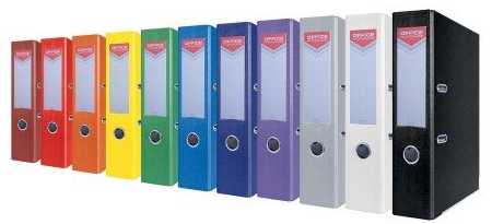 Office Products Segtuvas su metaliniu apvadu A4 75mm žalias