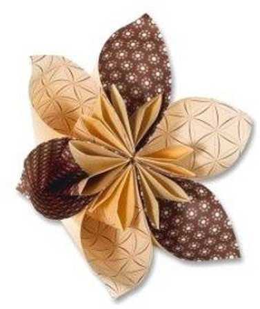 Origami 15x15/ 50l Folia 5 rudi motyvai