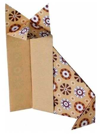 Origami 20x20/ 50l Folia rudi motyvai