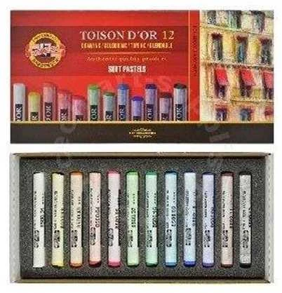 Sausos pastelės rinkinys Koh-i-Noor 12 sp