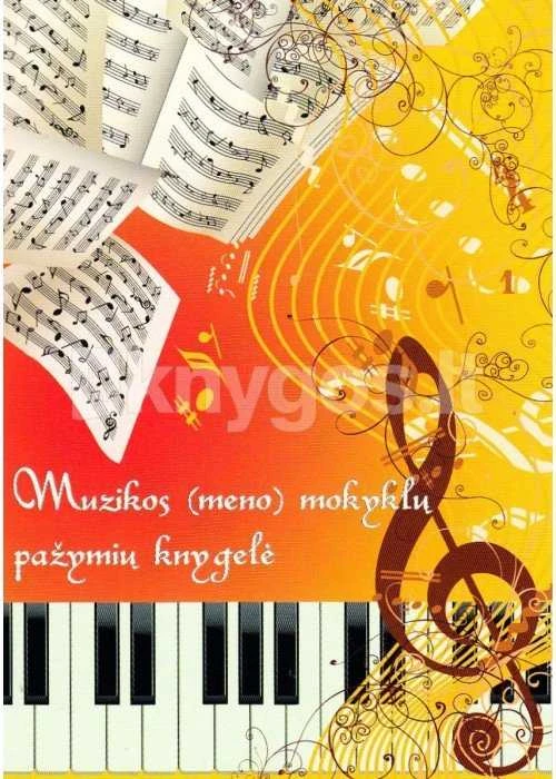 Muzikos (meno) pažymių knygelė 44psl.