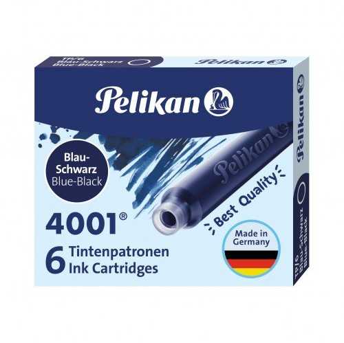 Pelikan Kapsulės TP/ 6 juodai mėlynos