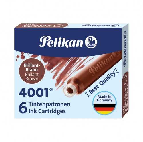 Pelikan Kapsulės TP/ 6 rudos