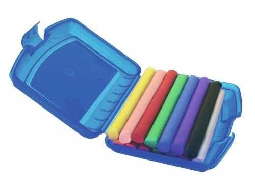 Pelikan Plastilinas 10sp 240g mėlynoje dėžutėje