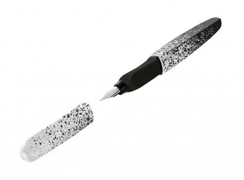 Pelikan Plunksnakostis TWIST +2 kapsulės baltai-juodas bls