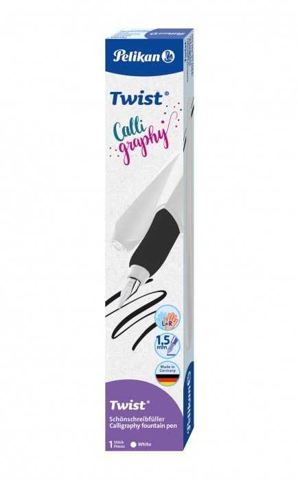 Pelikan Plunksnakotis TWIST nib 1,5mm calligraphy baltas
