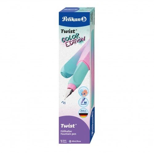 Pelikan Plunksnakotis TWIST P457M mėtų-rausvas