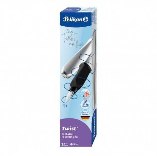 Pelikan Plunksnakotis TWIST P457M sidabrinis