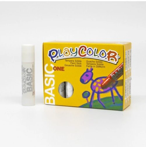 Pieštukinis guašas PLAYCOLOR Basic one baltas