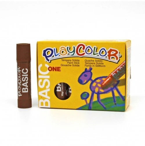 Pieštukinis guašas PLAYCOLOR basic one rudas