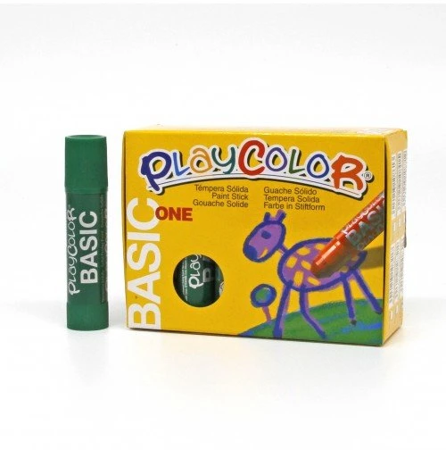 Pieštukinis guašas PLAYCOLOR Basic one tam. žalias