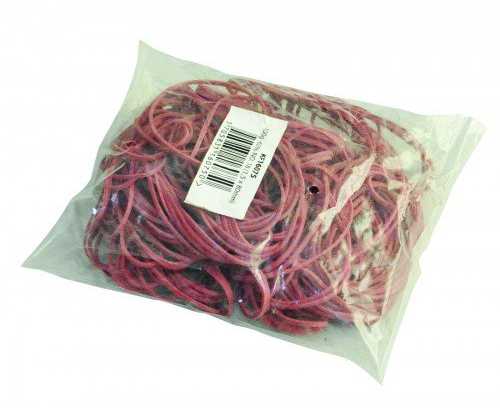 Q-Connect Gumytės 100g, 50mm, raudonos