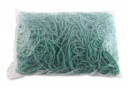 Q-Connect Gumytės 1kg 80mm žalios