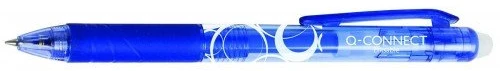 Q-Connect Rašiklis su trintuku, 1mm, mėlynas