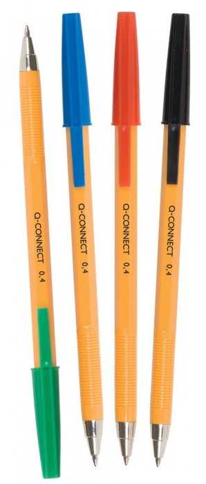 Q-Connect Tušinukas gelt.korp. 0.4mm mėlynas