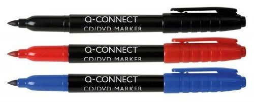 Q-Connect Žymeklis CD/ DVD 1mm juodas