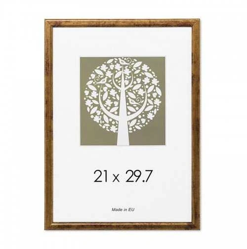 Nuotraukų rėmelis Plastikinis rėmelis Aura 1303036, A4, bronzinės spalvos
