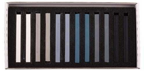 Koh I Noor Sausų pastelių rinkinys 12vnt pilkų atsp.8592G