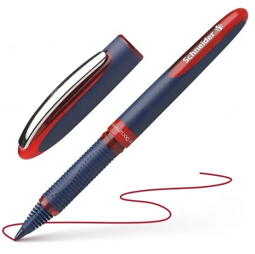Rašiklis Schneider One Business 0.6mm, raudonos spalvos