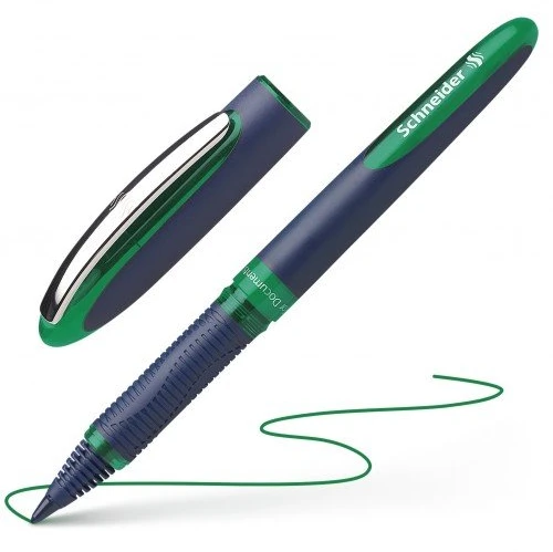 Rašiklis Schneider One Business 0.6mm, žalios spalvos
