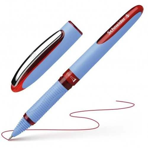 Rašiklis Schneider One Hybrid N 0.3mm, raudonos spalvos