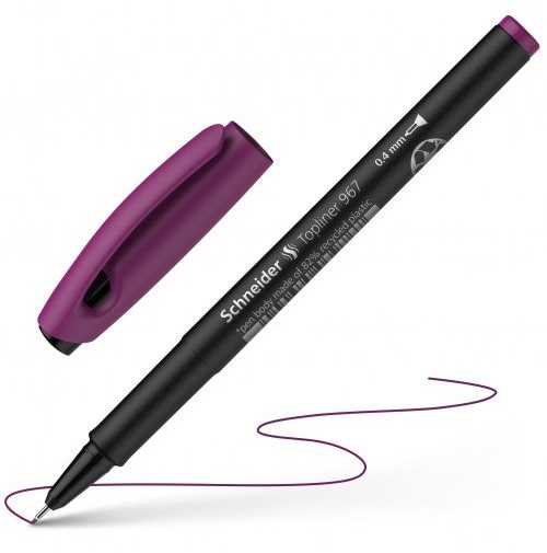 Schneider Rašiklis Topliner 967 04 violetinis