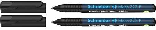 Schneider Žymekliai permanentiniai Maxx 222 F juodi 2vnt bls