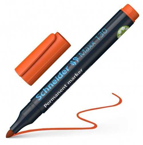 Schneider Žymeklis permanentinis Maxx 130 1-3mm oranžinis