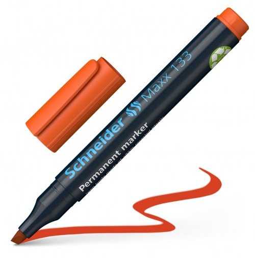 Schneider Žymeklis permanentinis Maxx 133 1-4mm oranžinis