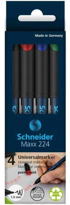 Schneider Žymeklių permanentinių rinkinys MAXX 224 M 4vnt