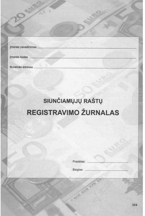 Technoinform Siunčiamų raštų žurnalas