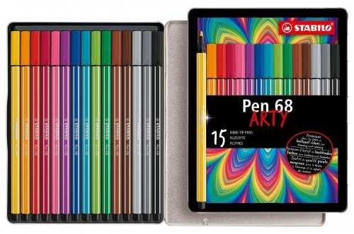Stabilo Flomasteriai PEN 68 arty 15vnt