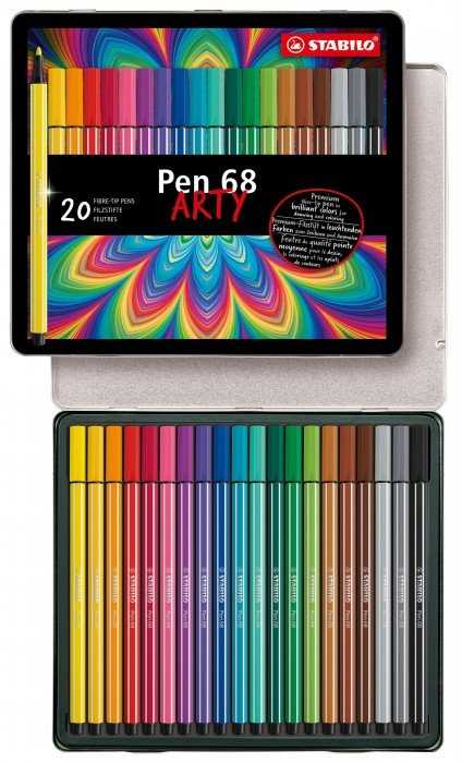Stabilo Flomasteriai PEN 68 arty 20vnt