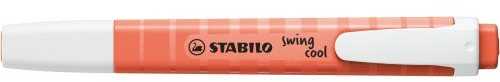 Stabilo Teksto žymeklis SWING COOL pastel koralo raudonas
