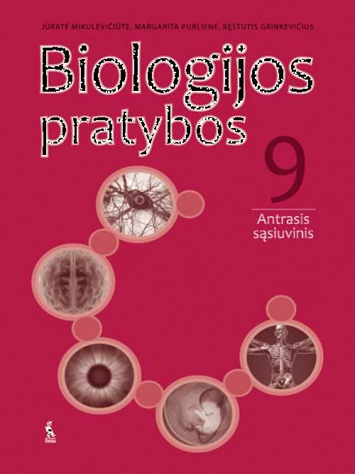 KNYGA Šviesa Biologija. Pratybos 9 klasei, 2-asis sąsiuvinis
