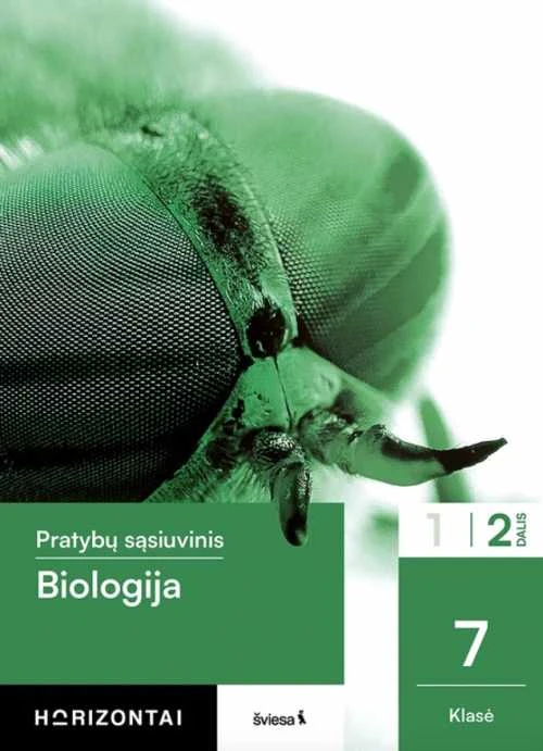 KNYGA Šviesa Biologija. Pratybų sąsiuvinis 7 klasei, 2 dalis, serija Horizontai