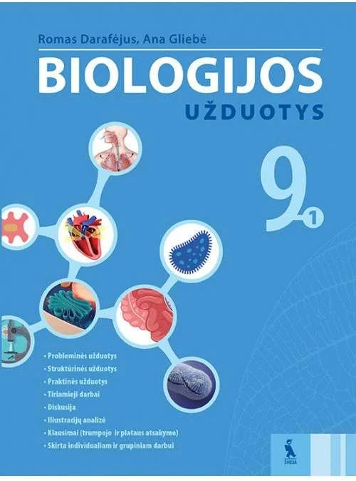 KNYGA Šviesa Biologija. Užduotys 9 klasei, 1-asis sąsiuvinis
