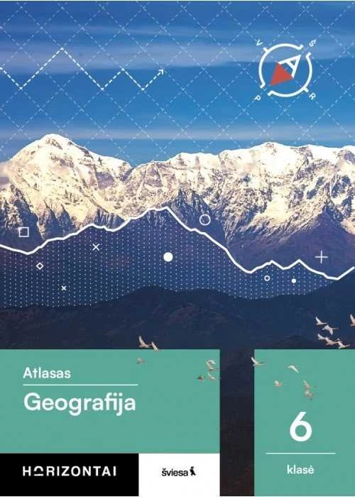 KNYGA Šviesa Geografija. Atlasas 6 klasei, serija Horizontai
