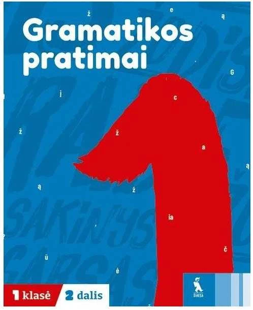 KNYGA Šviesa Lietuvių kalbos gramatikos pratimai 1 klasei, 2 dalis