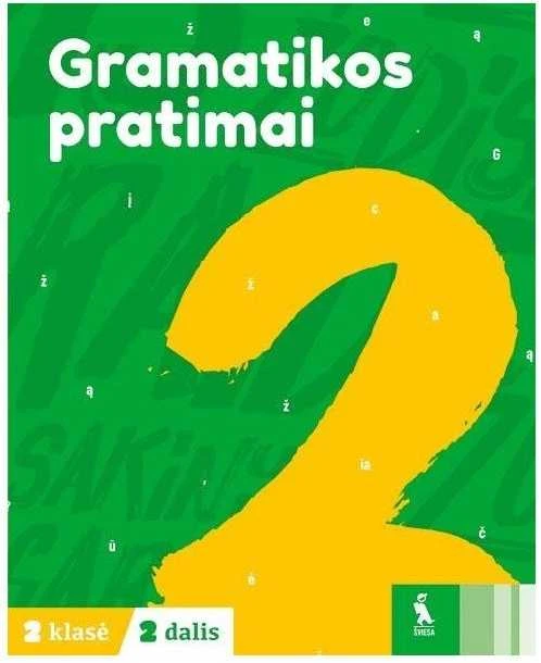 KNYGA Šviesa Lietuvių kalbos gramatikos pratimai 2 klasei, 2 dalis