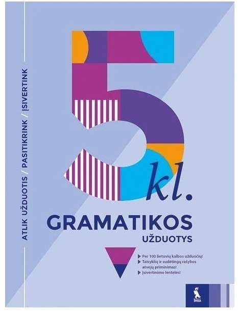 KNYGA Šviesa Lietuvių kalbos gramatikos užduotys 5 klasei