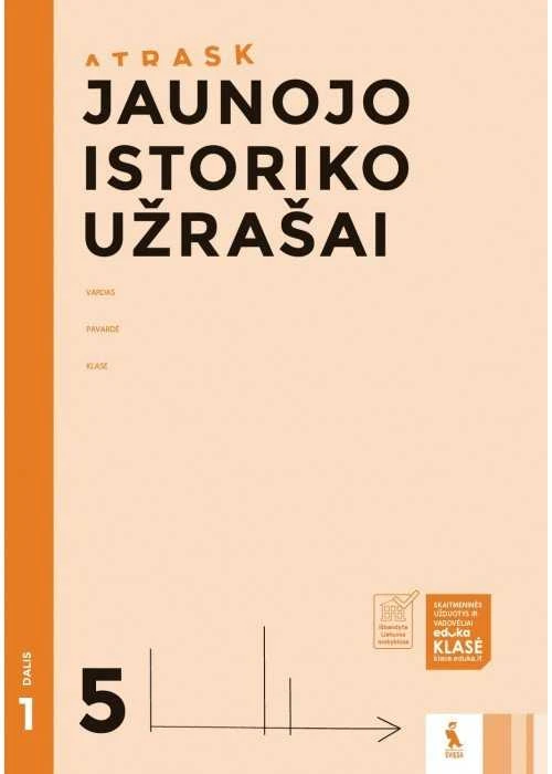 KNYGA Šviesa Jaunojo istoriko užrašai. V klasei, 1 dalis (ATRASK)