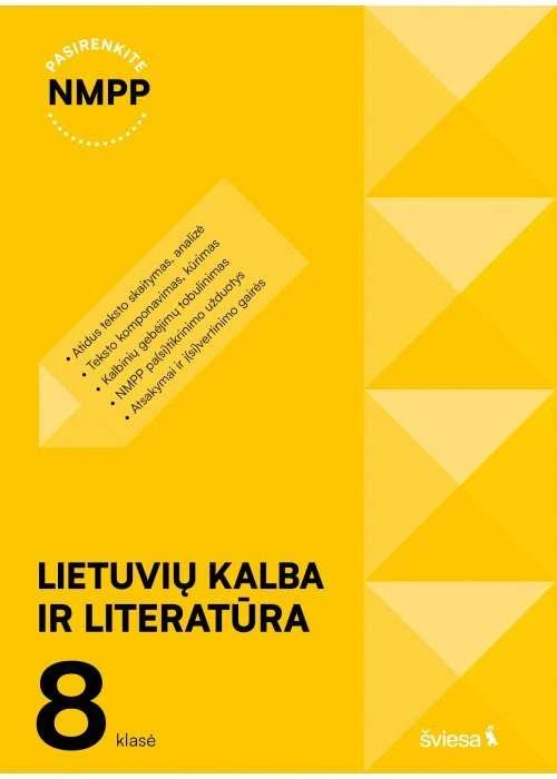 KNYGA Šviesa Lietuvių kalba ir literatūra. NMPP, 8 klasė, serija Pasirenkite NMPP